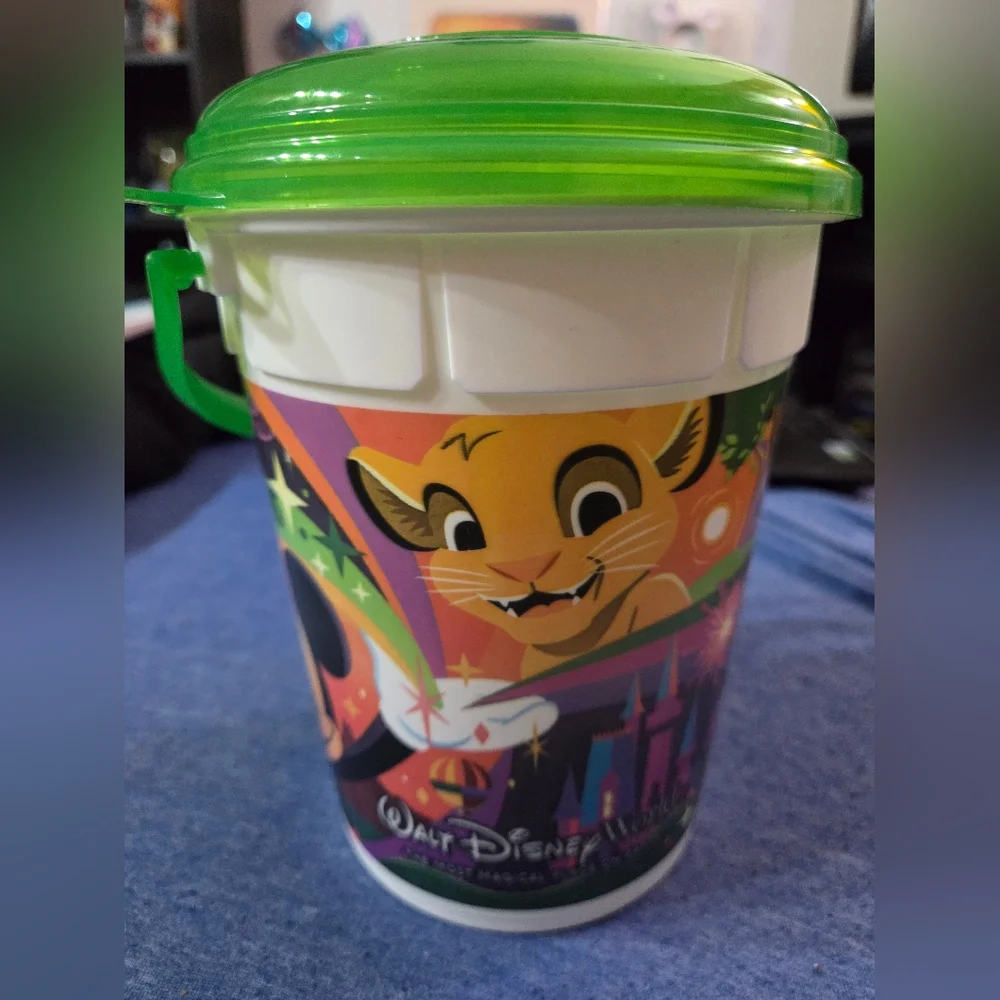 Walt Disney World Green Tiana Moana 2024 Popcorn Bucket - Picture 1 of 7